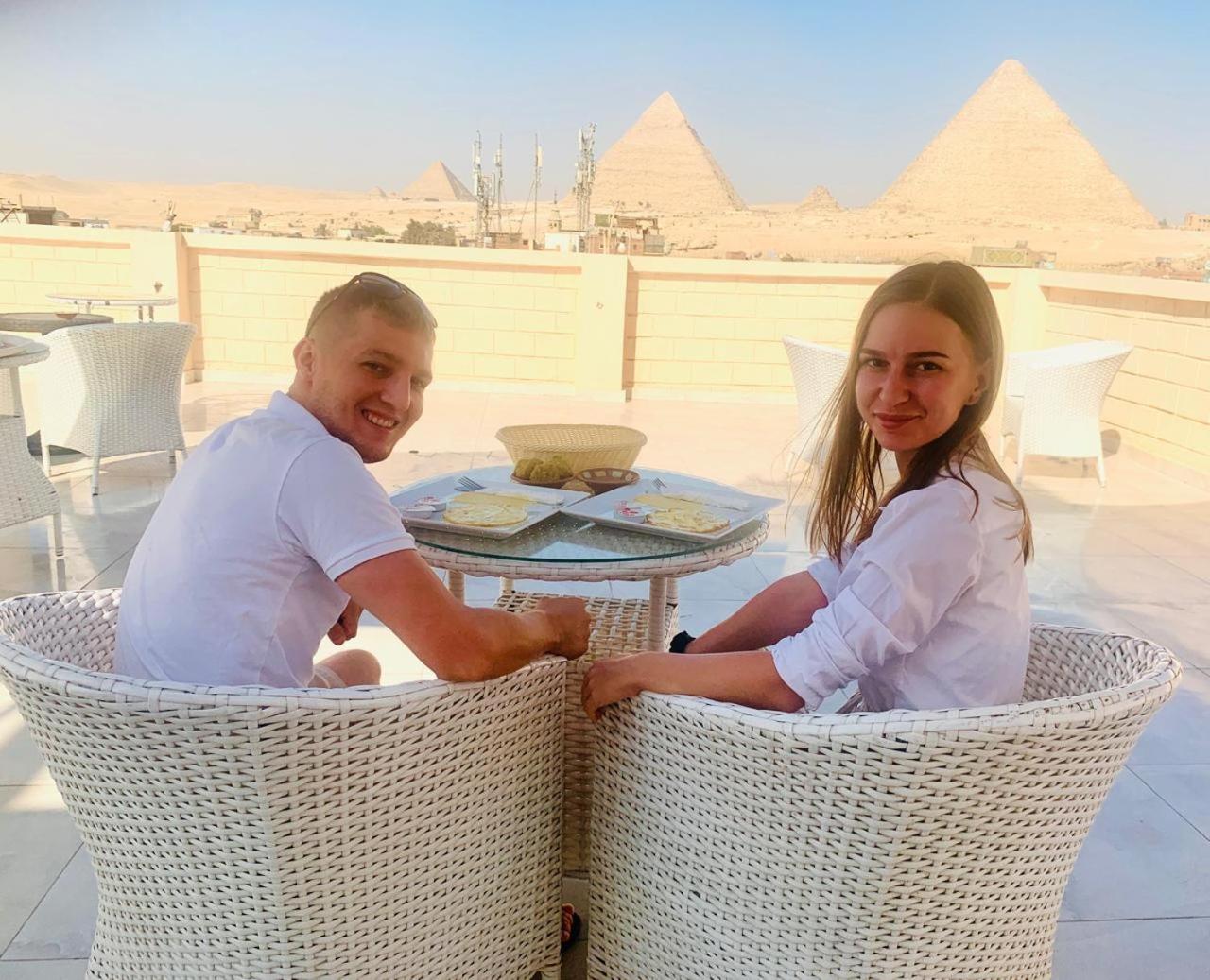 El Aida Pyramids View Hotel Kafrat al Jabal Экстерьер фото