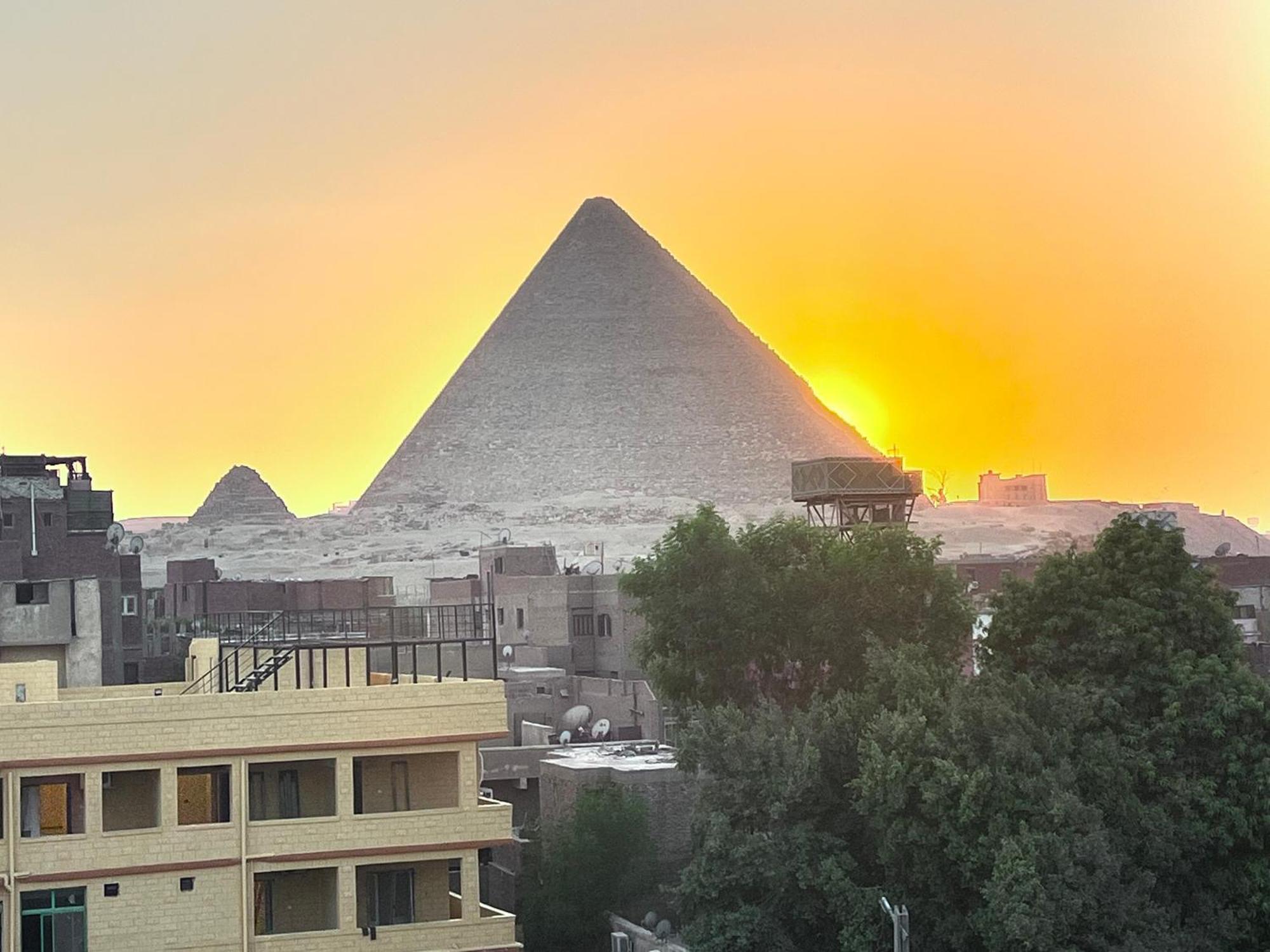 El Aida Pyramids View Hotel Kafrat al Jabal Экстерьер фото